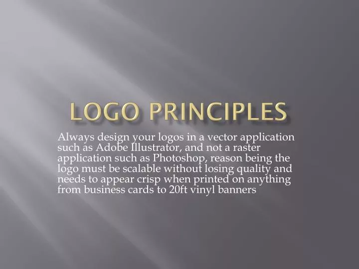 logo principles