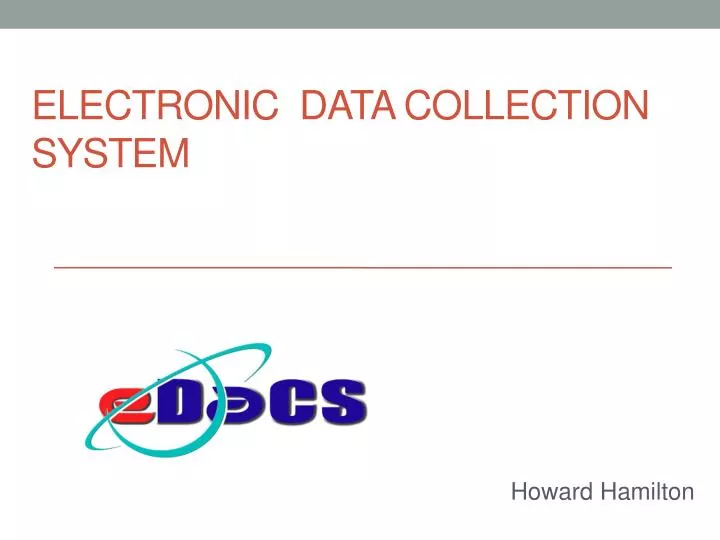 electronic data collection system