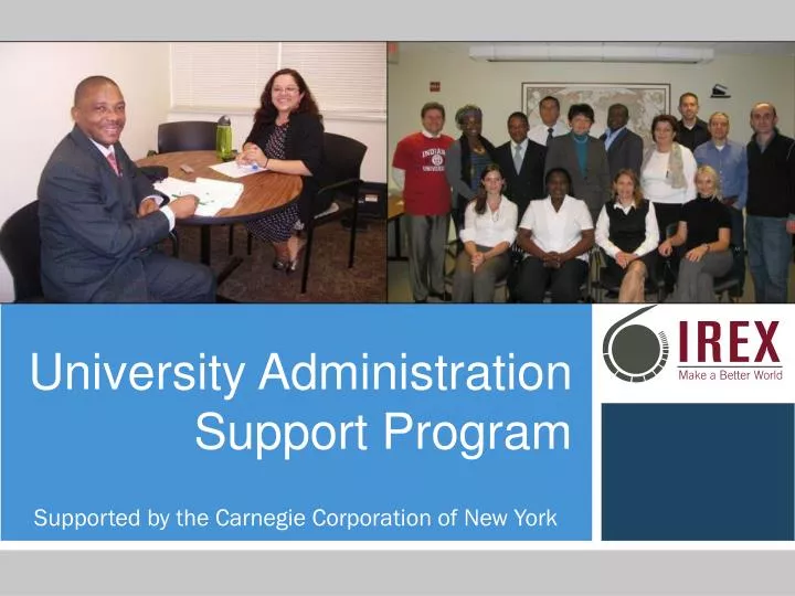 university administration support program