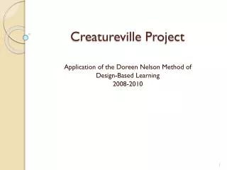 Creatureville Project