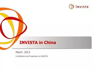 INVISTA in China