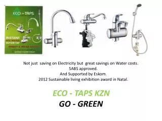 ECO - TAPS KZN GO - GREEN