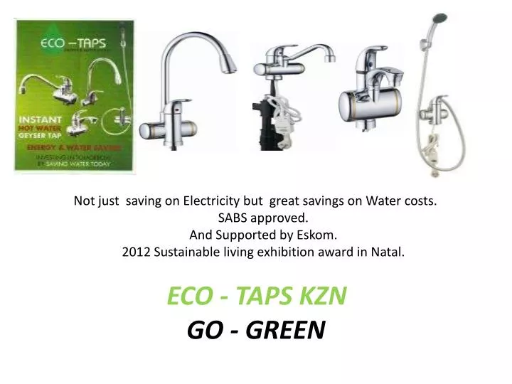 eco taps kzn go green