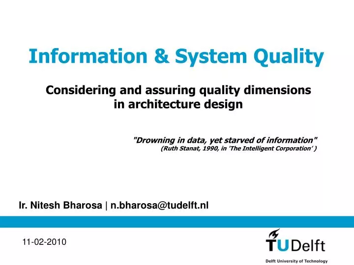 information system quality