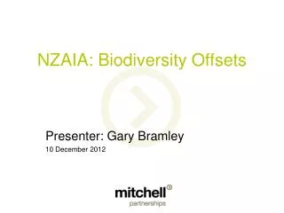 NZAIA : Biodiversity Offsets