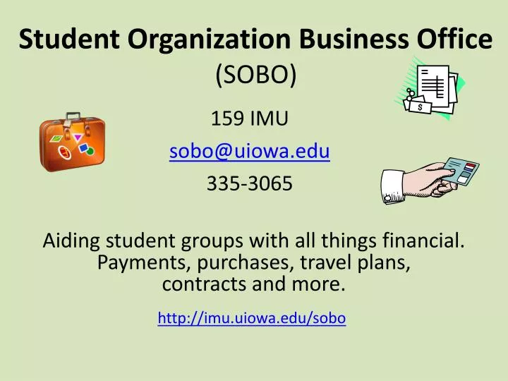student organization business office sobo
