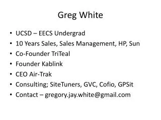 Greg White