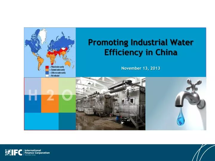 promoting industrial water efficiency in china november 13 2013