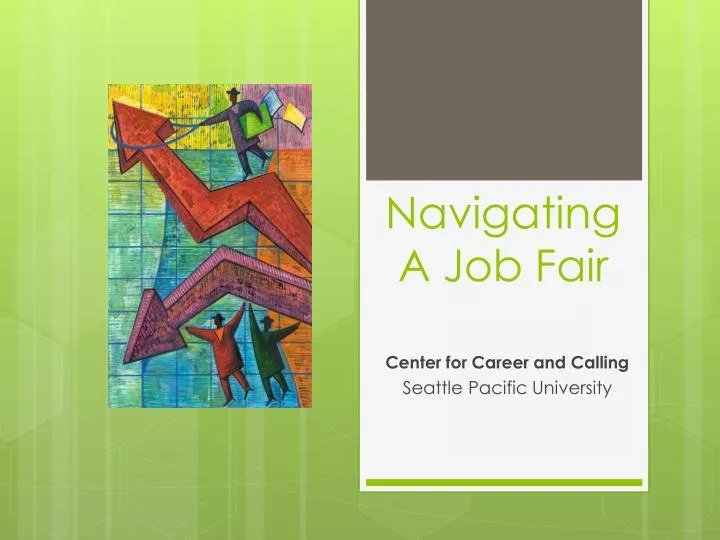 navigating a job fair