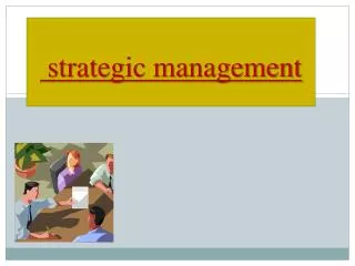 strategic management