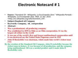 Electronic Notecard # 1