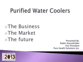 Purified Water Coolers