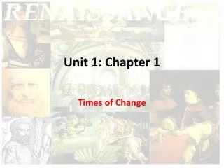 Unit 1: Chapter 1