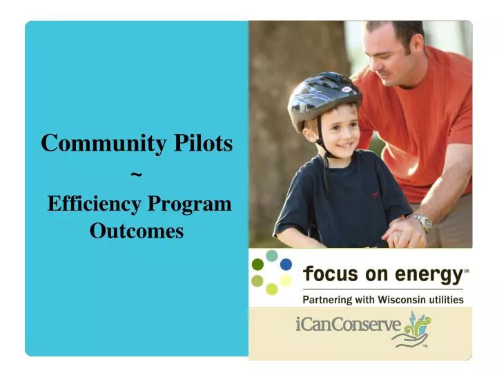 community pilots efficiency program outcomes