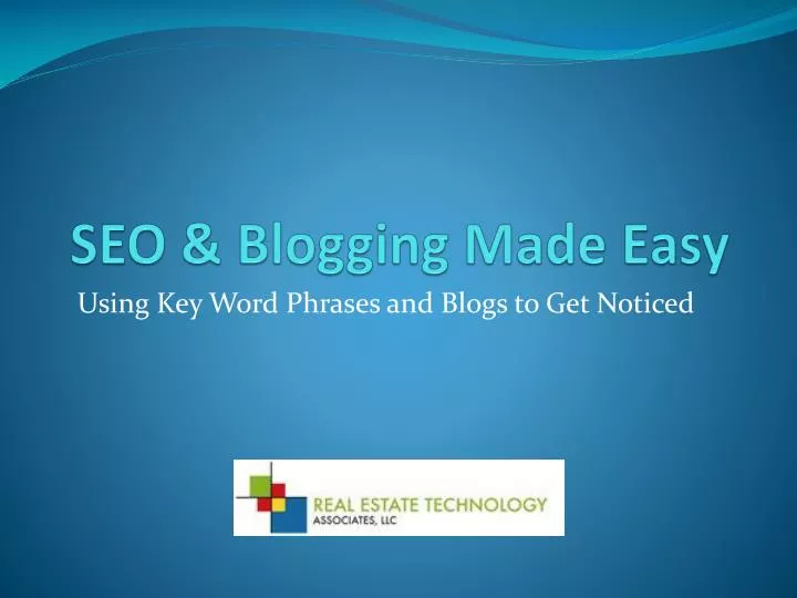 seo blogging made easy