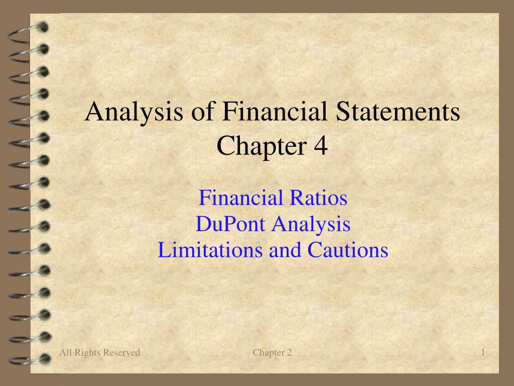 PPT - Analysis of Financial Statements Chapter 4 PowerPoint ...