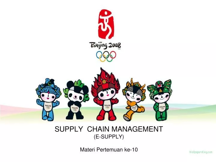 supply chain management e supply materi pertemuan ke 10