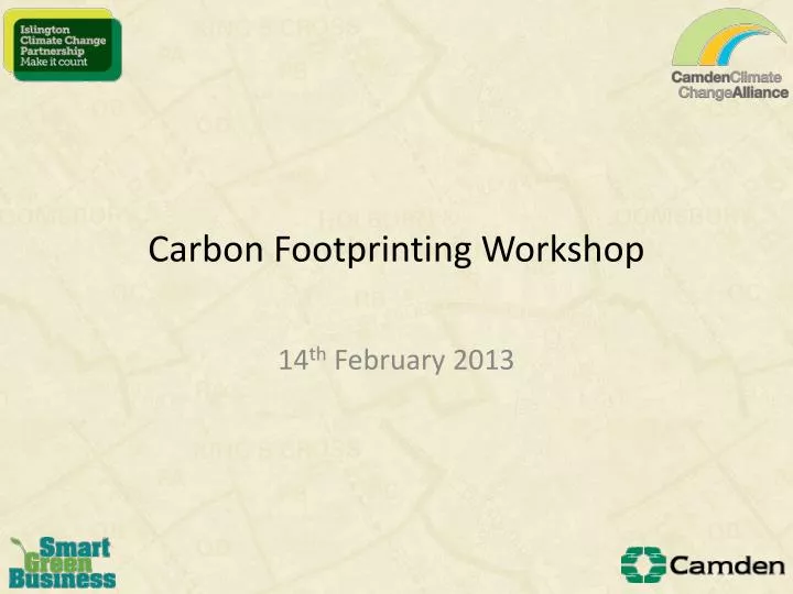 carbon footprinting workshop
