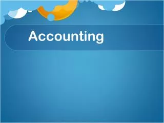 Accounting