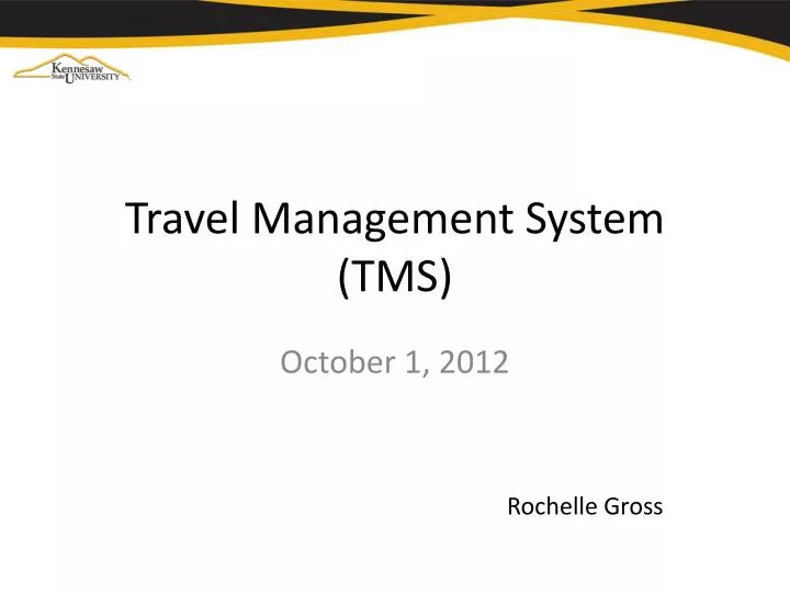 travel management system tms