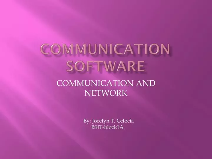 communication software