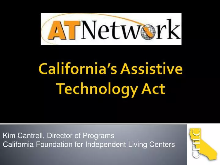 kim cantrell director of programs california foundation for independent living centers