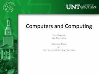 Computers and Computing