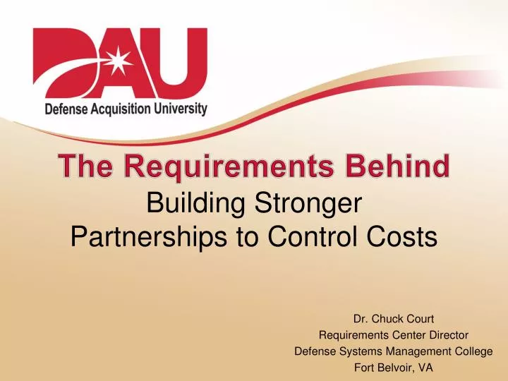building stronger partnerships to control costs