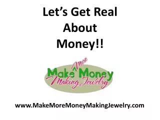 Let’s Get Real About Money!!