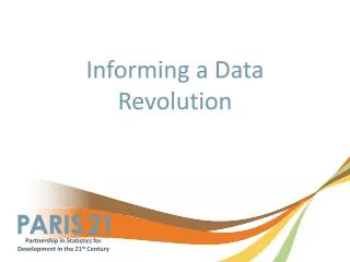 Informing a Data Revolution