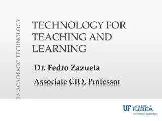 Technology for Teaching and Learning