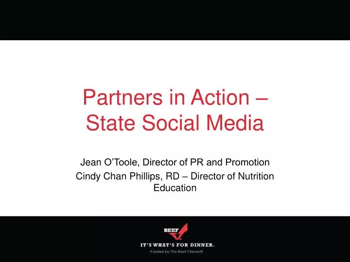partners in action state social media