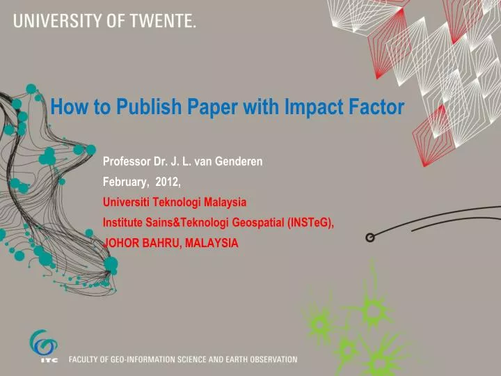 how to p ublish p aper with impact factor