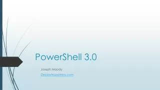 PowerShell 3.0