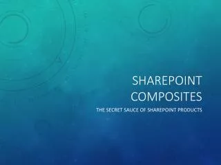 SharePoint Composites