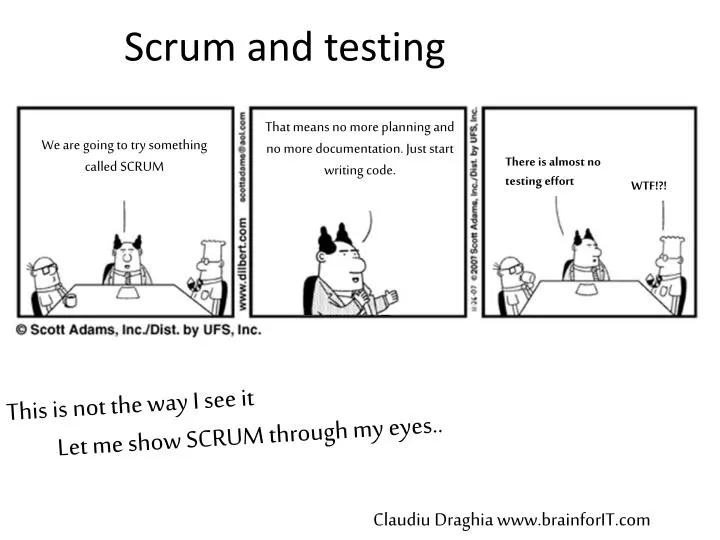 scrum and testing