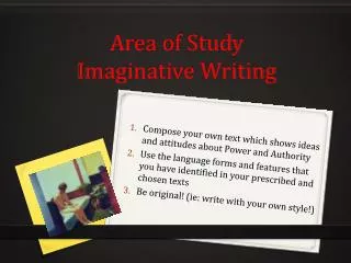 Area of Study Imaginative Writing