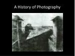 A History of Photography