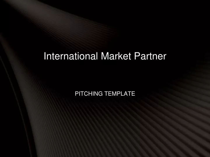 international market partner