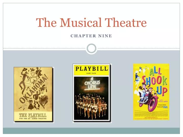 the musical theatre