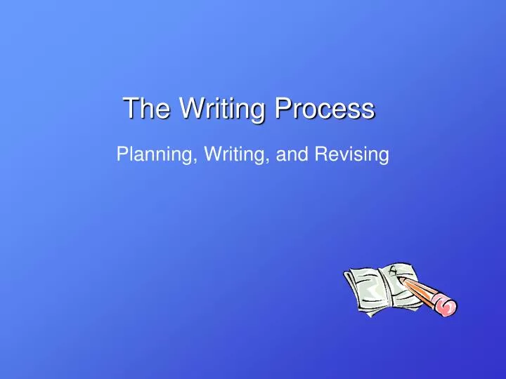 the writing process