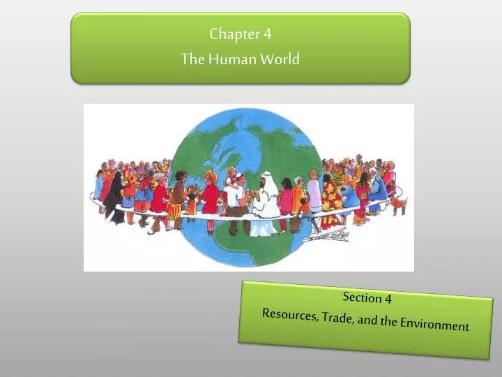 chapter 4 the human world