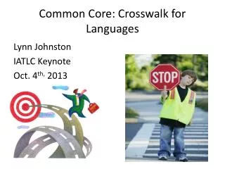 Common Core: Crosswalk for Languages