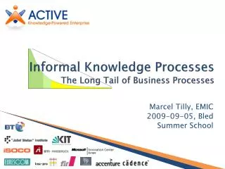 Informal Knowledge Processes The Long Tail of Business Processes