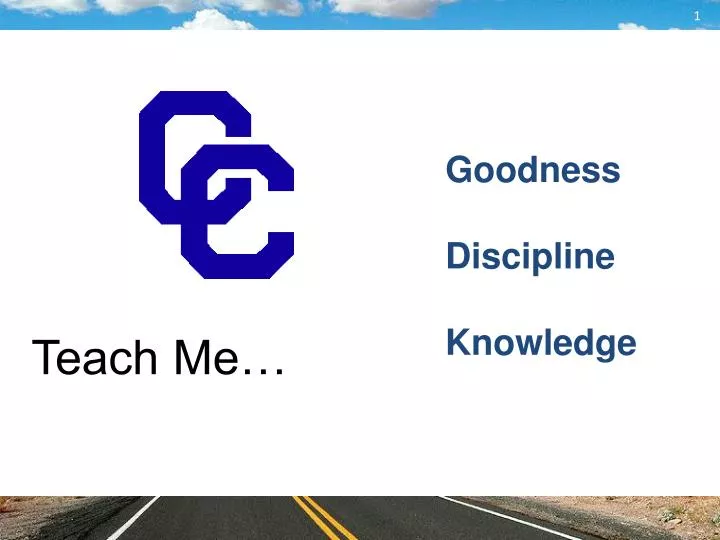 goodness discipline knowledge