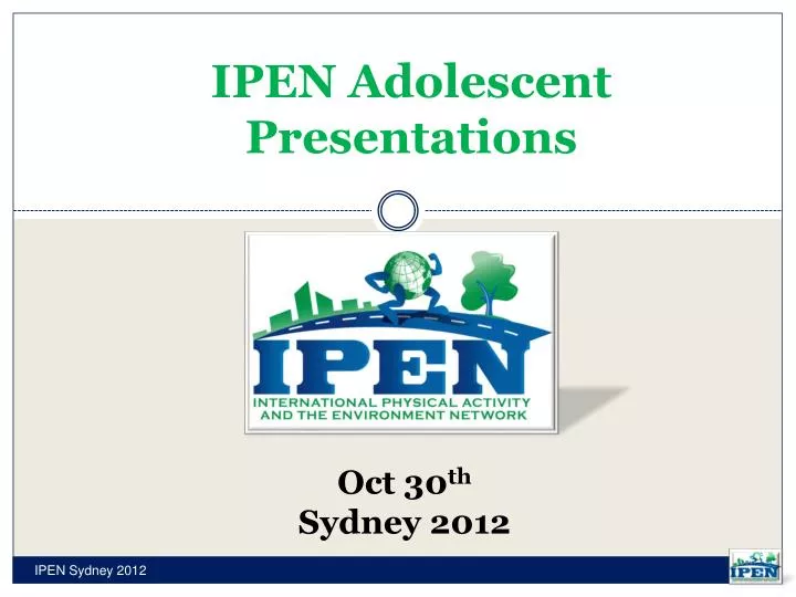 ipen adolescent presentations