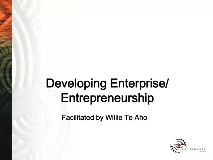 developing enterprise entrepreneurship