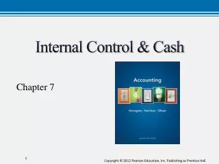 Internal Control &amp; Cash
