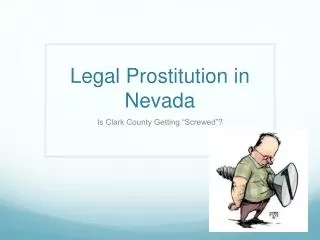 Legal Prostitution in Nevada