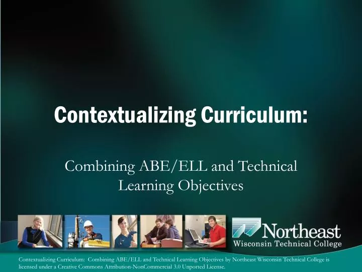 contextualizing curriculum